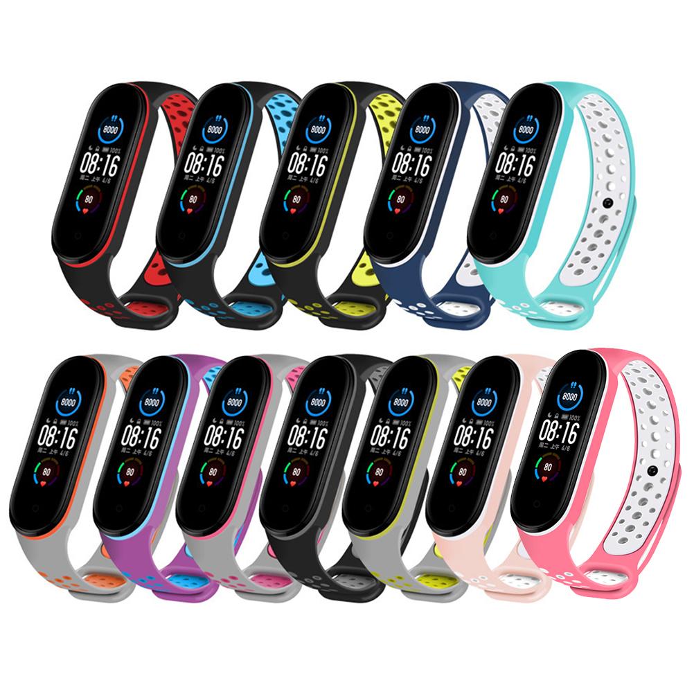 

Silicone Wristband Bracelet Replacement for Xiaomi Mi Band 5 Adjustable Bracelet for Xiaomi Mi Band 5 NFC L