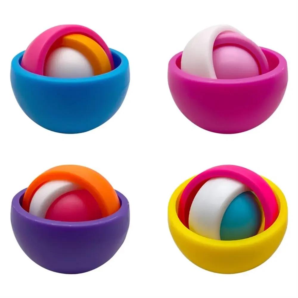 1/3Pcs 3D Balls Gyroscope Fidget Spinners Fidget Toys for Kids Adults Children Spinning Top ADHD Sensory Toys