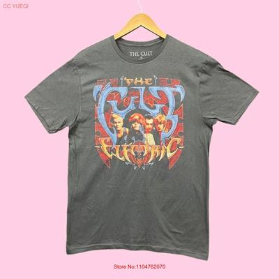 Das Cult Electric Album Britische Rockband T-Shirt M vintage gewaschen Bequem Lässig Mann Vielseitige Designerkleidung Grafik