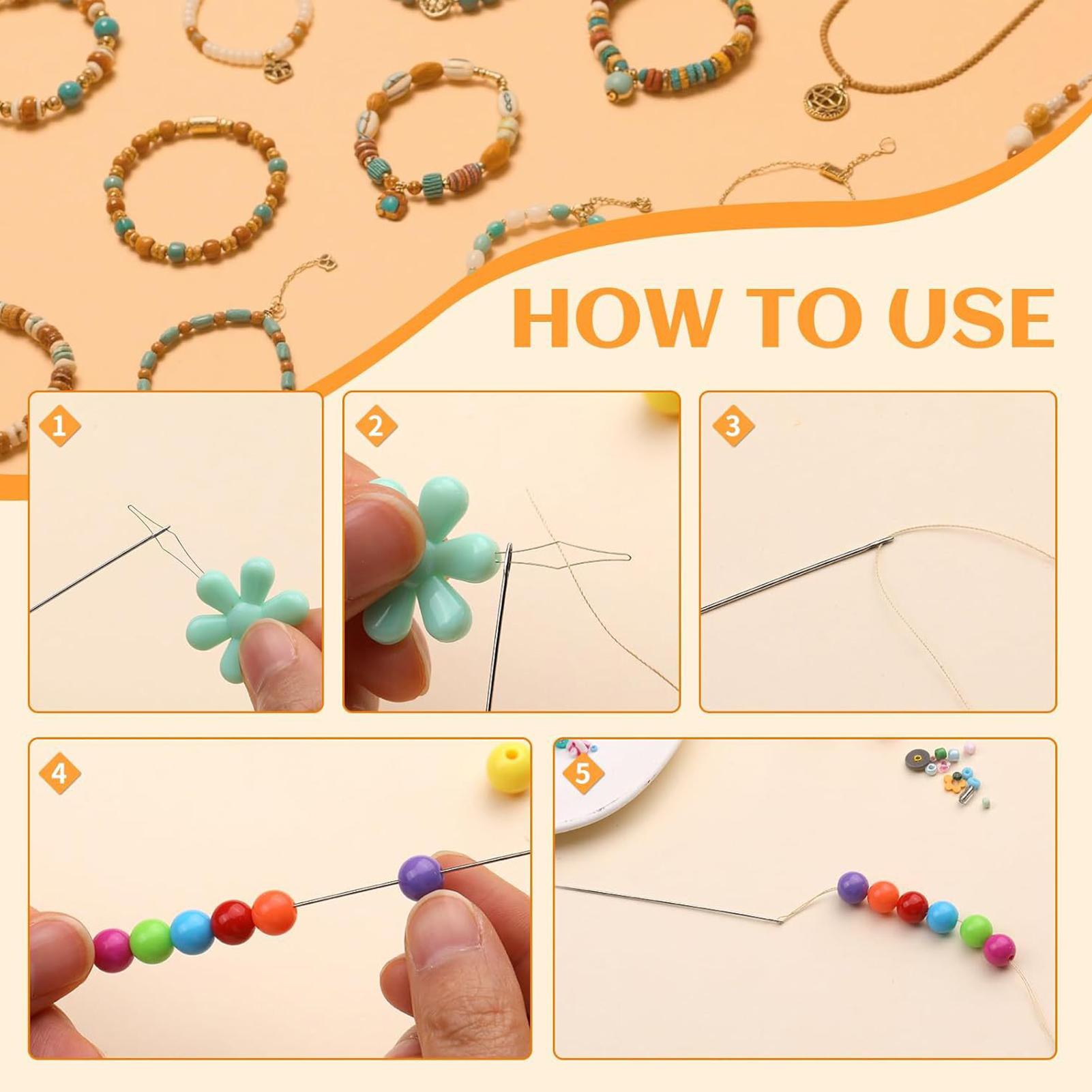 

Beading Needles 102 Pieces Necklace Crafts Making Tools Bracelet Needle For Embroidery Sewing Knitting Crochet Quilting Weaving China Mainland
