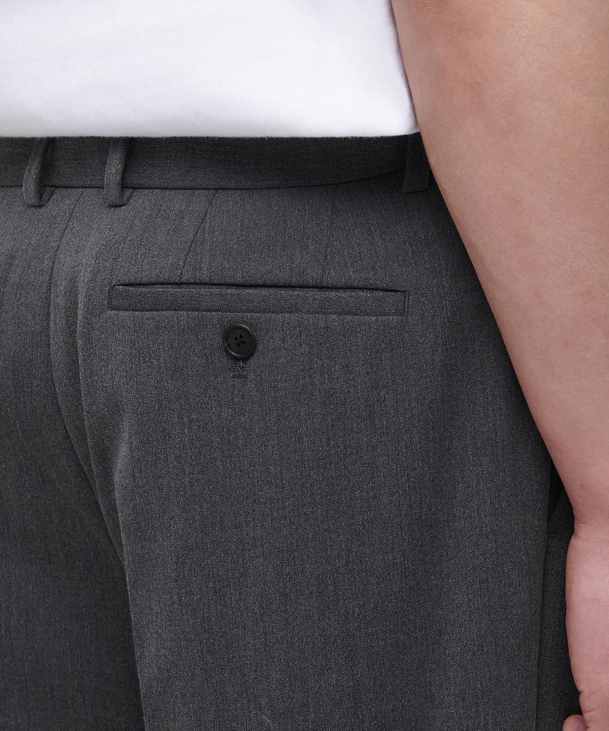 MUSINSA STANDARD Lightweight Wide Hidden Banding Crop Slacks [Medium Gray]