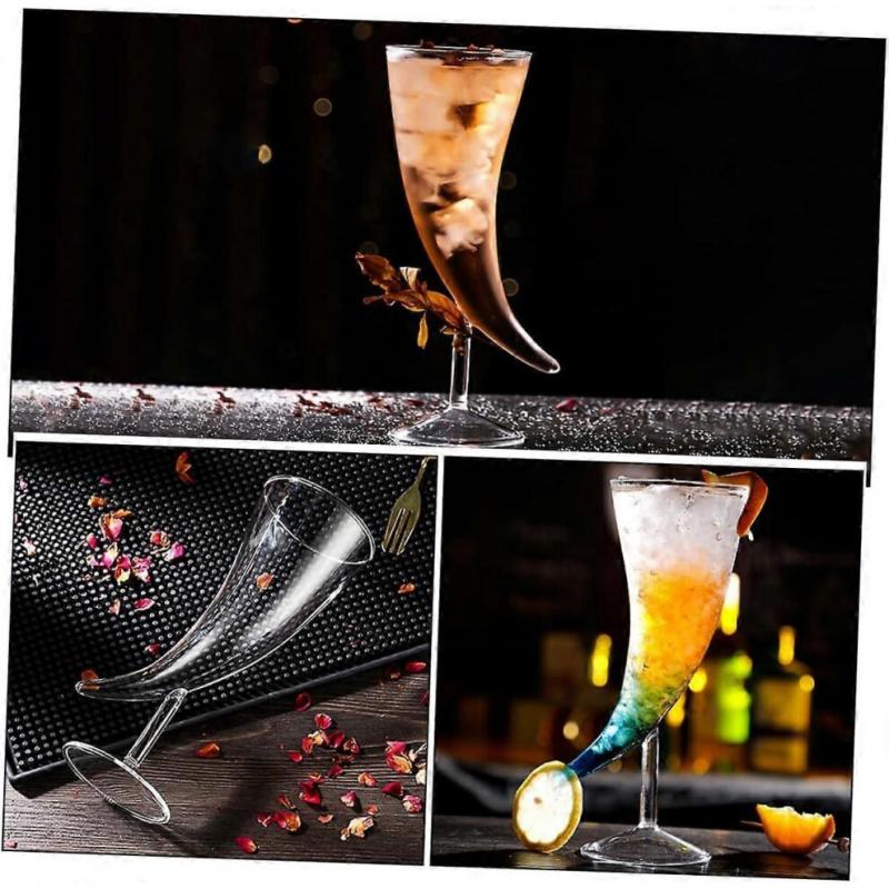 Rauchglasbecher für Party-Cocktailgetränke Barbecher Transparent