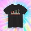 Evolution Basketball T-Shirt Herren Damen T-Shirts Top | Sport Grafik T-Shirt | Lustiger Retro-Stil