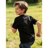 Boys Crewneck Short Sleeve T-Shirt, Campus Style Cute Cartoon Summer Print