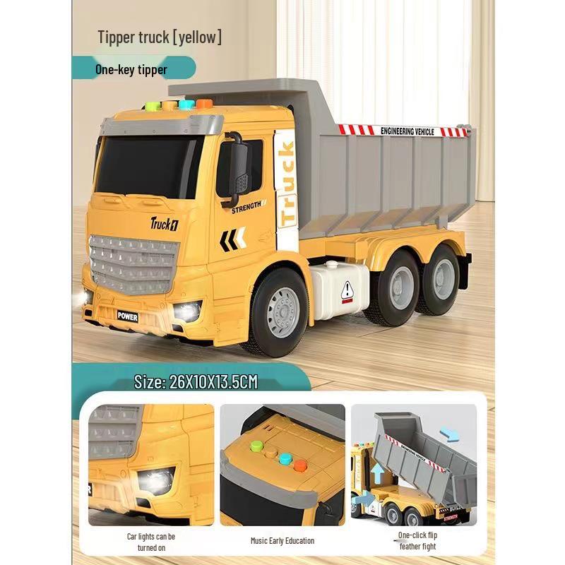 

Игрушечный самосвал Haitai для детей 3-6 лет - Инженерная машина с инерционным движением