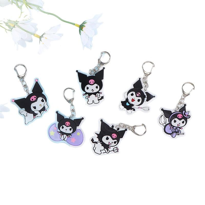 Cartoon Double-Sided Acrylic Keychain Cute Bag Pendant Headphone Cover Pendant A Birthday Gift For Girlfriend