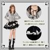EDREES Top and Mini Long Holder Gothic Korean Princess Street Gal Fall Photo Women's 2-Piece Set, Skirt, Mass-Produced Style, Sleeves, Above-the-Knee,