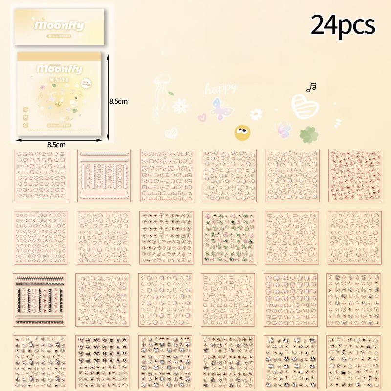 Mini Sticker Book 800 Stickers Japanese Magazine DIY Diary Book Stickers 45 Pages Manga Stickers Set Cartoon Animal Stickers