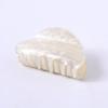 Fashion Hairstyle Marble Textured Disk hair Women Acrylic Barrette Crab Clip Hair Clips Claw Clip