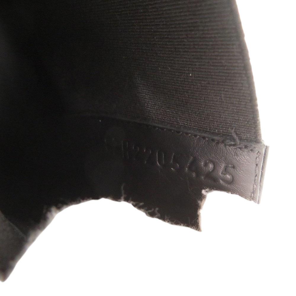 Used AUTHENTIC HERMES side gore boots short boots Black Leather