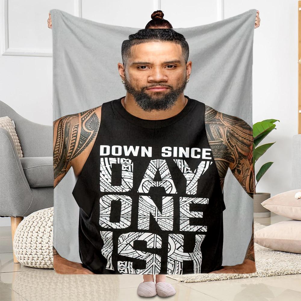 Yeet Jey Uso2 Blankets are suitable for living rooms,making them an ideal choice for outdoor travel and gifts.