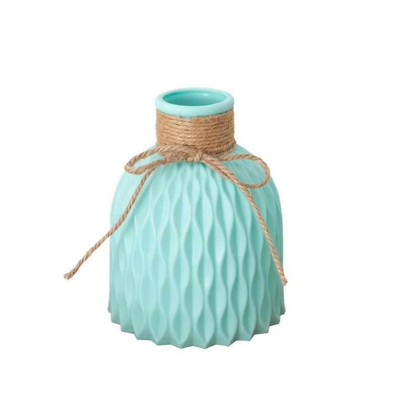 Modern Imitation Ceramic Vase Flower Pot Home Decoration Plastic Vase Nordic Style Flower Arrangement Home Decoration.