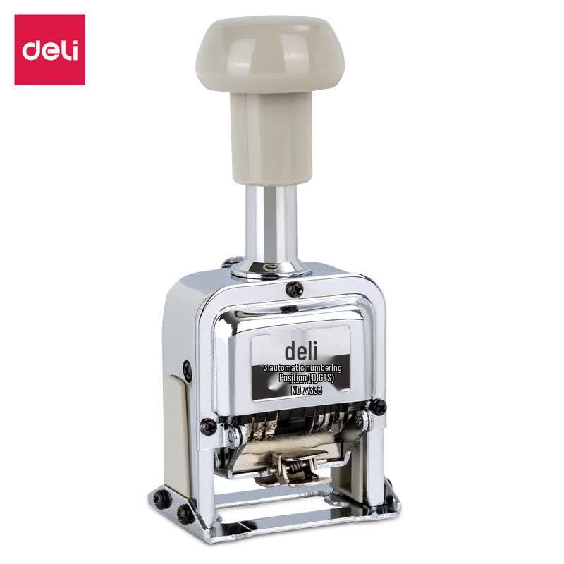 Deli 77333 6-Digit Automatic Numbering Machine