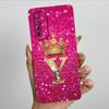 For Realme 6 6Pro Fashion Initial Letter Couple Phone Case for Realme6 6 Pro 6s Narzo Soft Silicone TPU Lens Protective Casing