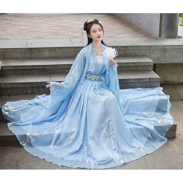 Plus Size Hanfu Chinese Style Women's Suit
