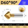 90-Degree Chamfer Deburring Tool Bit