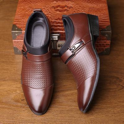 New Brand Men Formal Shoes Slip On Pointed Toe Patent Leather Oxford Shoes For Men Dress Shoes Business Plus Size Df56