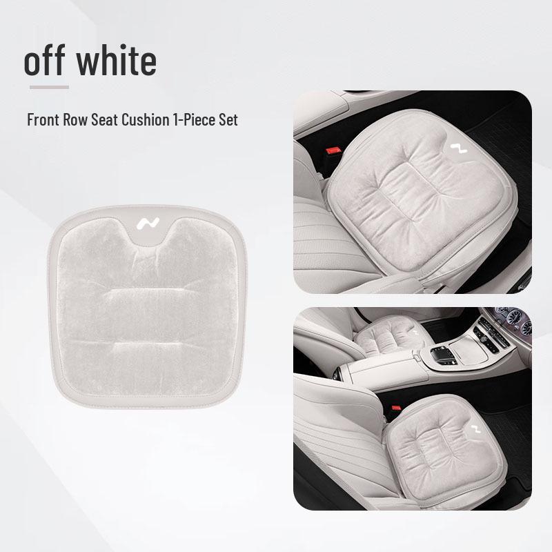Autumn/Winter L60/L90 Flannel Car Seat Cushion and Backrest Pad for Warmth and Decoration
