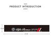 Car Front Rear Windshield Decal Sticker Decoration For Alfa Romeo Giulia Stelvio Giulietta 156 159 147 Mito Tonale Brera Disco V