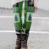Women's Christmas Print Slim Fit Elastic Yoga Casual Pants