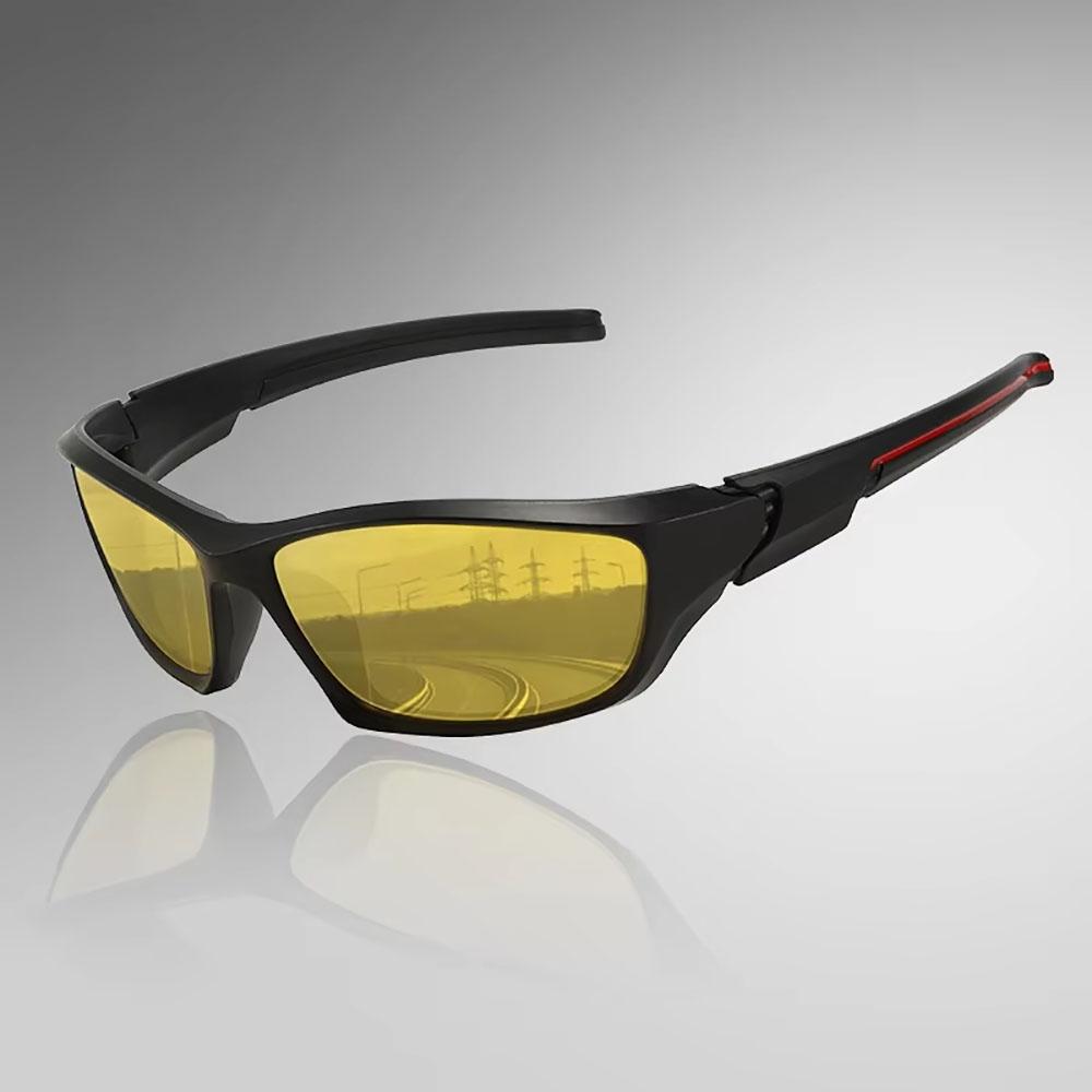1-3PCS Polarized Black Glasses Night Vision Anti-Glare Goggles for Men Women UV400 Sunglasses for Driving Fishing Daytime