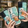 Phone Case: 2D flat, fits Samsung Galaxy A34 A35 M05 M06 S20 S22 S21 FE Plus 5G protective cases, featuring a dolphin and clownfish, perfect Christmas