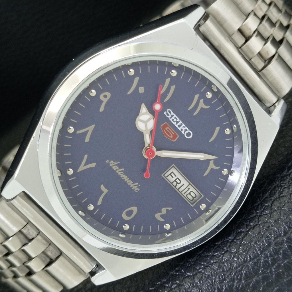 

ВОССТАНОВЛЕННЫЕ ВИНТАЖНЫЕ МУЖСКИЕ ЧАСЫ SEIKO 5 AUTOMATIC 6309A ЯПОНИЯ С СИНИМ ЦИФЕРБЛАТОМ a441341-5 Sk-a441341