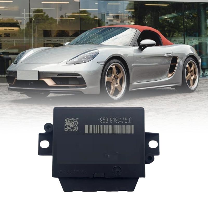 Vehicle Parking Aid Unit 95B919475C, Black Plastic Housing Repair Part for Parking Assist Service and Single Piece Pack Planning Work
