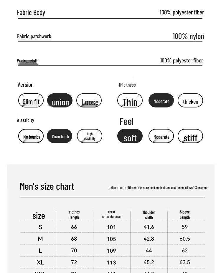 Pelliot Men's Lightweight Outdoor Fleece Jacket & Windbreaker Liner