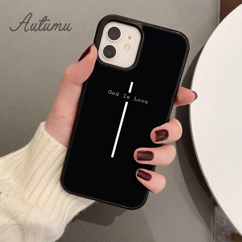 Glaube Christliche Religiöse Jesus Telefon Fall für iPhone 11 12 13 14 Pro Max mini XR XS SE 2020 7 8 Plus Galaxy S21 S22 Abdeckung shell