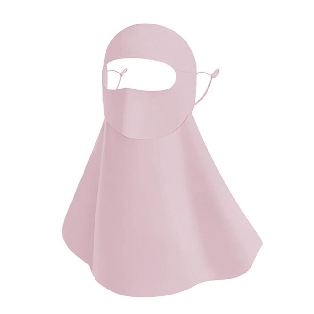 Ice Silk Mask Sun Protective Scarf UV Protection Integrated Facial Cover  for Women