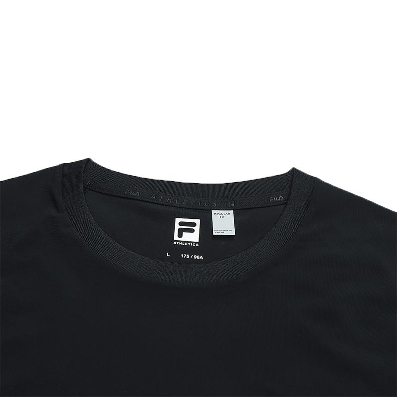 FILA Fitness Classic Basic Sports Training Casual Cool Dry Short Sleeve T-Shirt Men Tops A51M621106FBK