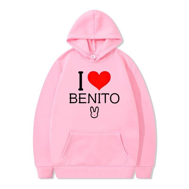 Autumn and winter new un verano sin ti bad bunny hoodie hooded sweater