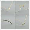 TH5504 Ultra Light Titanium Glasses Frame Men Retro Round Eyeglasses Woman Eyewear Myopia Optical Prescription Brand Spectacle