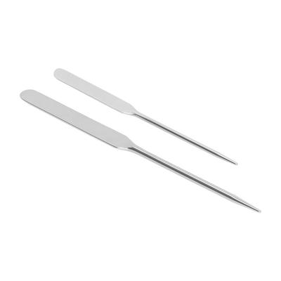 2pcs Set Double Ended Makeup Mixing Spatula Spatula Shovel Shape Nail Art Stirring Rod For Nail Art