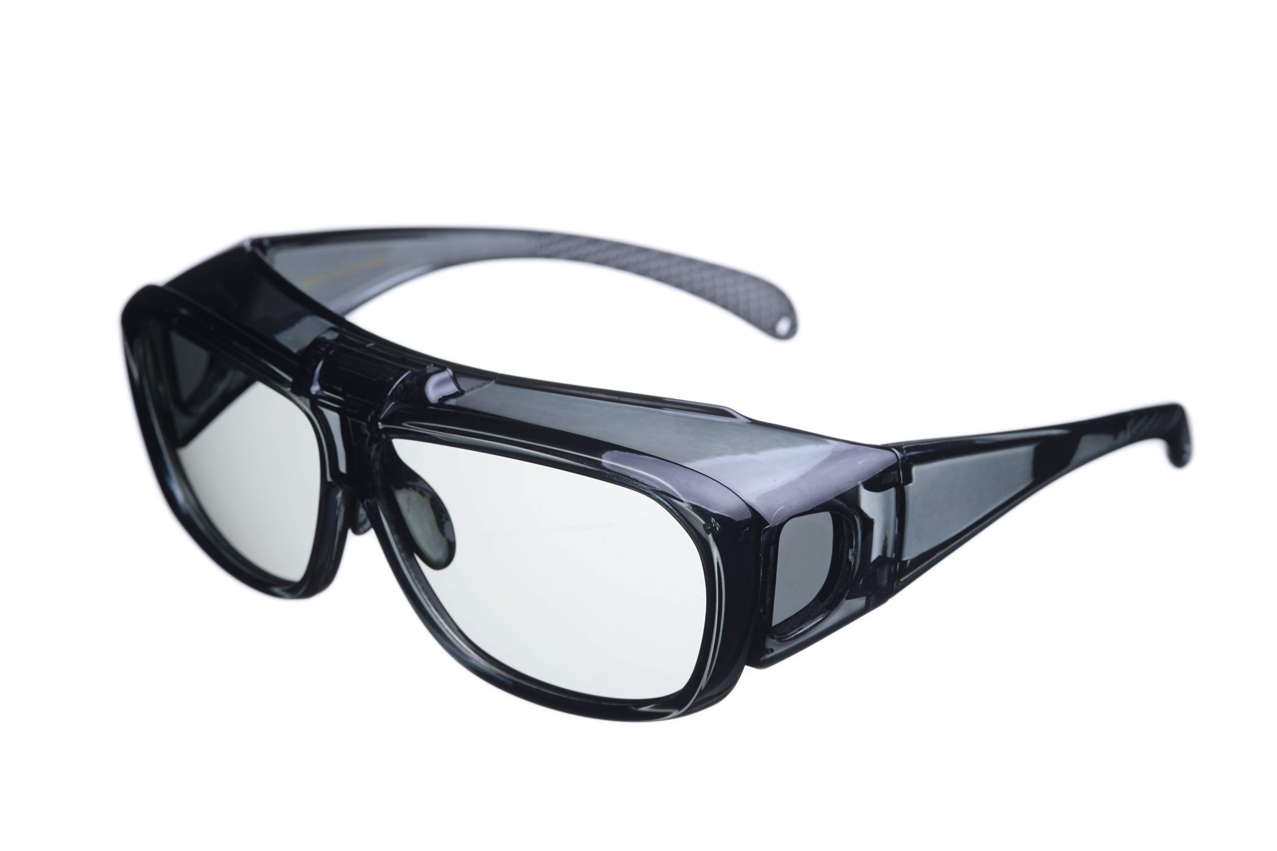 

az Hay fever prevention over sunglasses Near infrared blue UV processing Sabae manufacturer lenses Gray green [FaceTrick Label] flip-up rays, rays,