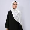Glitzernder Strass-Baumwoll-Jersey Muslimischer Hijab Langes Tuch Damen Kopfbedeckungen Schal Turban Einfaches Stirnband Malaysia Tudung Ramadan