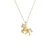 Elegant S925 Sterling Silver Unicorn Zodiac Necklace - High-End Luxury Pendant
