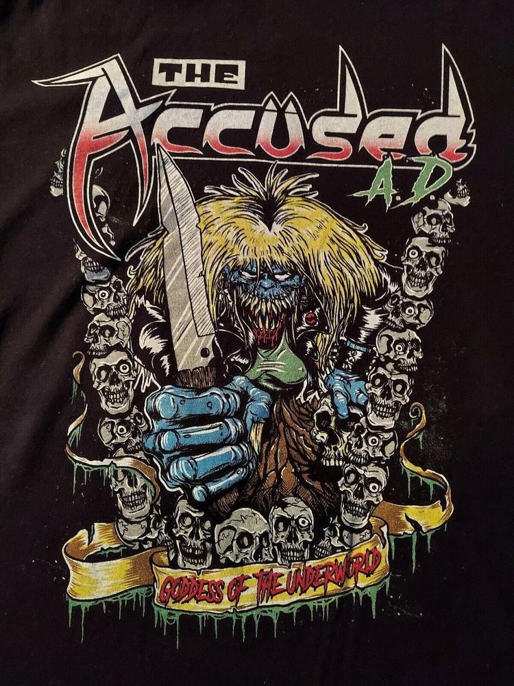 Hot The Accused Rock Music Band Short Sleeve Black S-5XL Shirt TU386 Unisex T-Shirt XXL