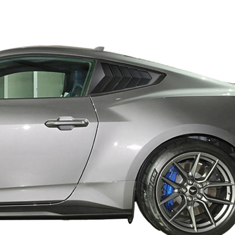 Car Rear Louver Window Side Shutter Decoration Cover Sticker Vent Scoop Trim for Ford Mustang 2025 2025 Up Exterior Accessories