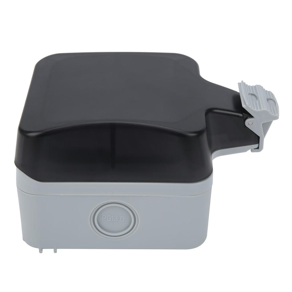 3 Holes Power Socket Waterproof Outdoor Wall Socket for Parking Lot Construction Site 220V