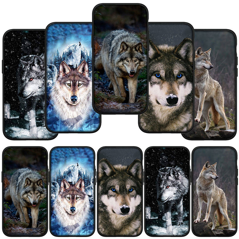 

для iPhone 15 14 Xiaomi Redmi Note 13 12 11 Pro Max X 8 7 XR Samsung Galaxy A15 S24 S23 A05 Huawei P30 P20 OPPO A17 A16 чехол для телефона Animal Wild Wolf