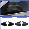 2pcs Rearview Mirror Caps Cover Glossy Black Sticking For Volkswagen VW POLO 2018 2019 2020 2026 2026 2026