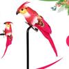Realistische künstliche Papageienvogel-Dekoration, handgefertigter Schaumstoff mit Federn, Garten- oder Heimdekoration