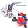 Dual-Color Faucet Handle Decorative Caps with Hot/Cold Indicators