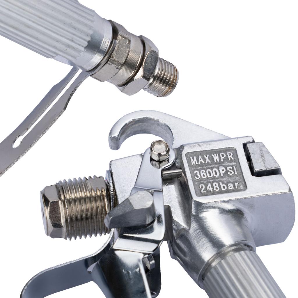 Rosfix Zestaw Pistolet Malarski Z Dyszami 517 I 513 – Wysoka Jakość Malowania | Lanca 50cm | 11 Uszczelek I 6 Filtrów