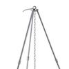 Cooking Tripod Foldable Campfire Tripod with Chain and Carrying Bag Aluminum Alloy for Outdoor