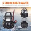 Camouflage Fishing Bucket Organizer Multi-Pocket Bucket Gear Bag Bucket Tool Bag  Outdoor Fishing