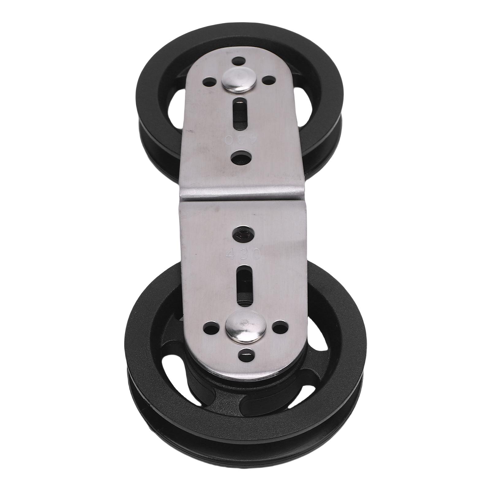 

Тросовый тренажер с вращающимися двойными шкивами, вращающееся колесо для тросового тренажера, поднятие веса, домашний спортзал