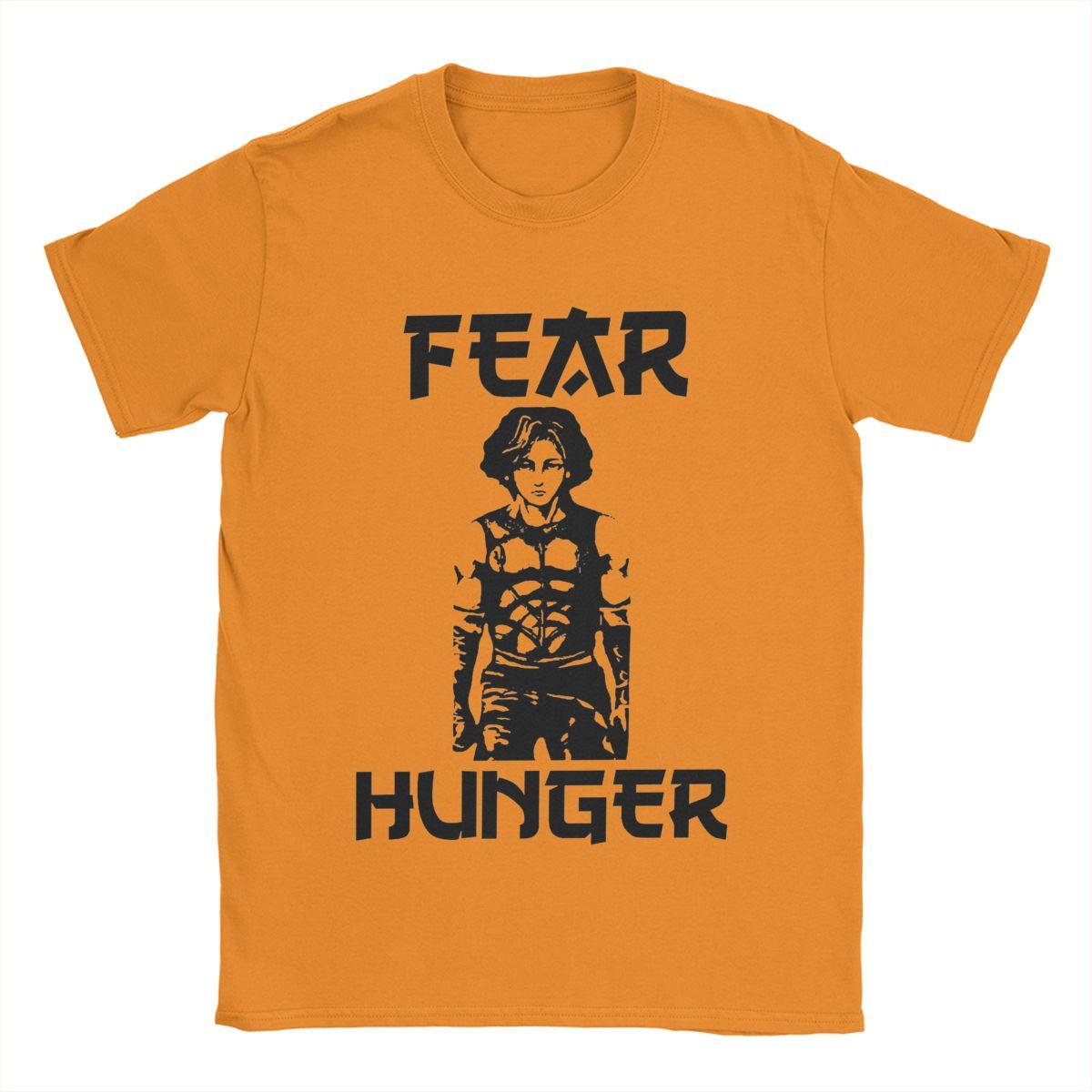 

Футболка Fear And Hunger для чоловіків Новинка 100% бавовна Футболка з круглим вирізом з коротким рукавом Одяг великих розмірів 4XL